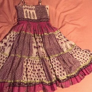 Multi Print Floral Swing Dress